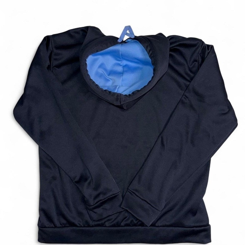 Champion Men's Size Medium Carolina Blue & Navy Tar Heels Patch Pullover Hoodie - Picture 2 of 6